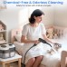 High Pressure Steam Cleaner Handheld, 1.4L 15s Heat Up, Portable Steamer Cleaning, 18PCS 3 Mode Steamers Cleaners for Home Multi Purpose, Floor Carpet Car Sofa Upholstery Bathroom
